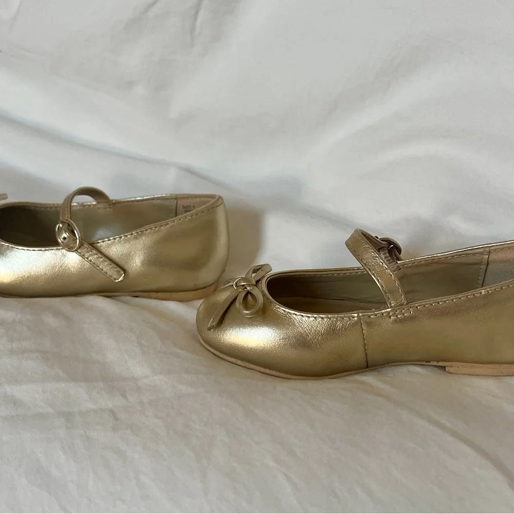 Janie and Jack Gold Dress Shoes